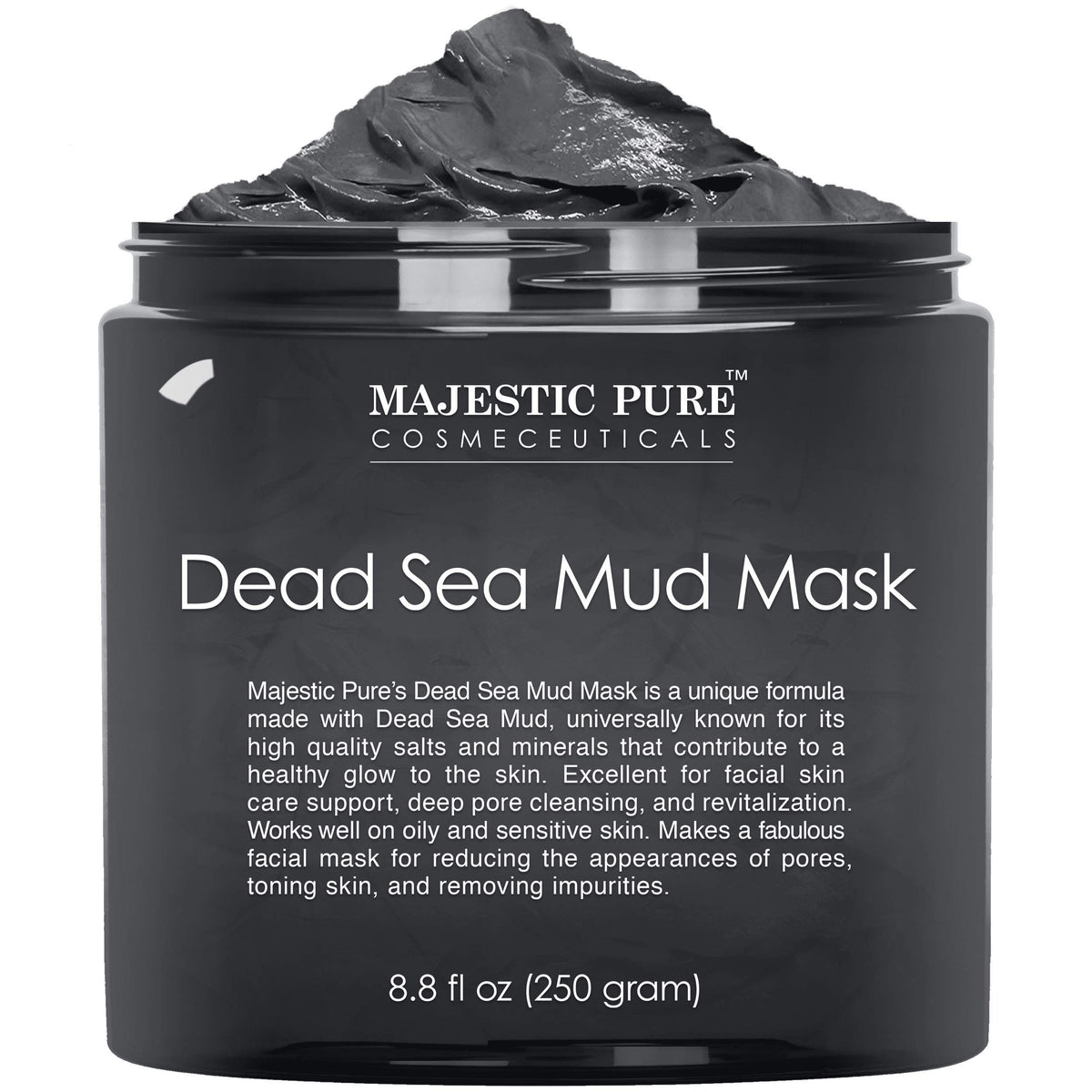 Majestic Pure mascarilla de lodo del Mar Muerto para reducir poros y equilibrar la piel.