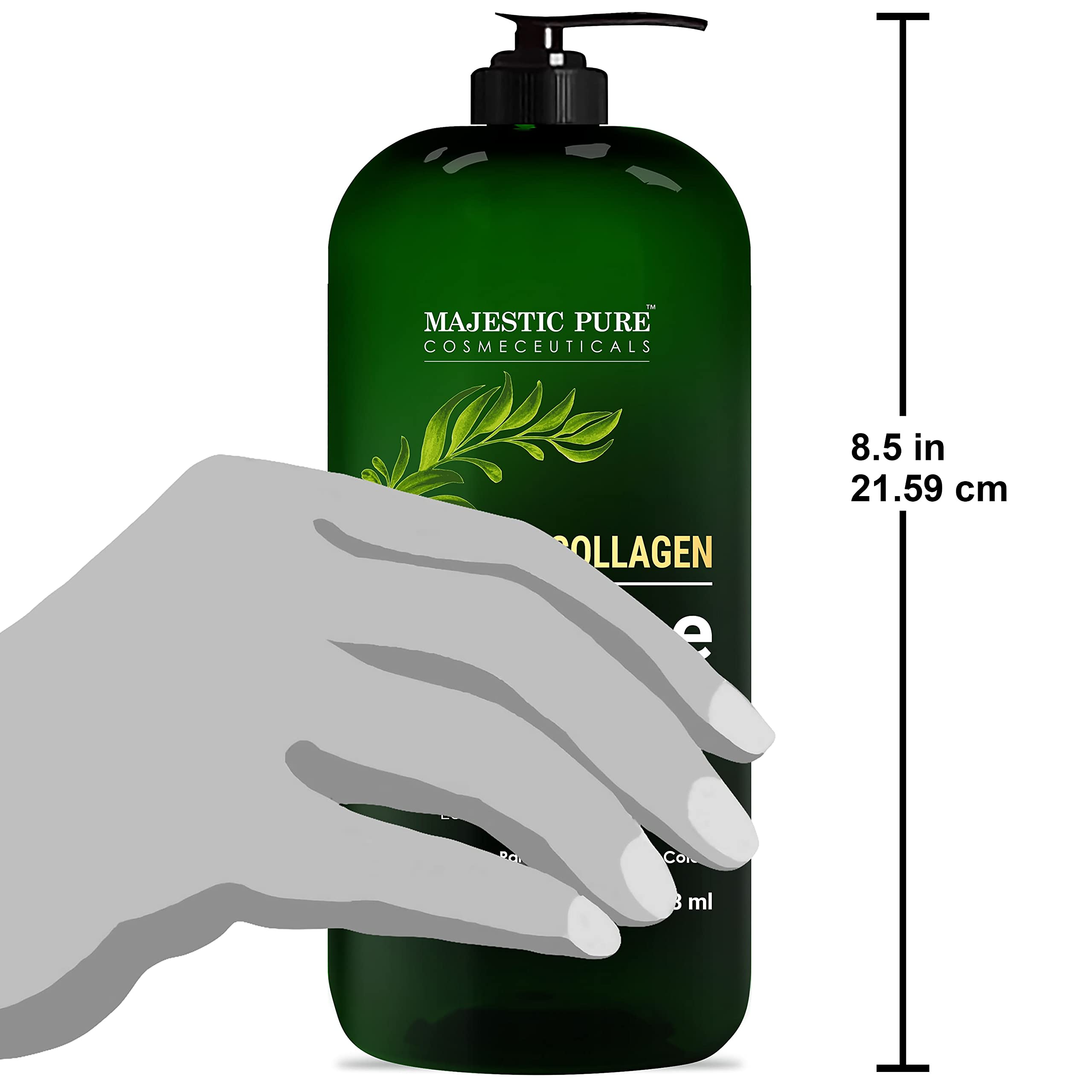 Presentación variada de Majestic Pure con árbol de té para cuidado diario.