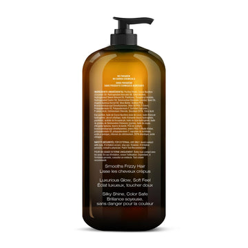 Sin sulfatos, Majestic Pure acondicionador para cabello suave y brillante.