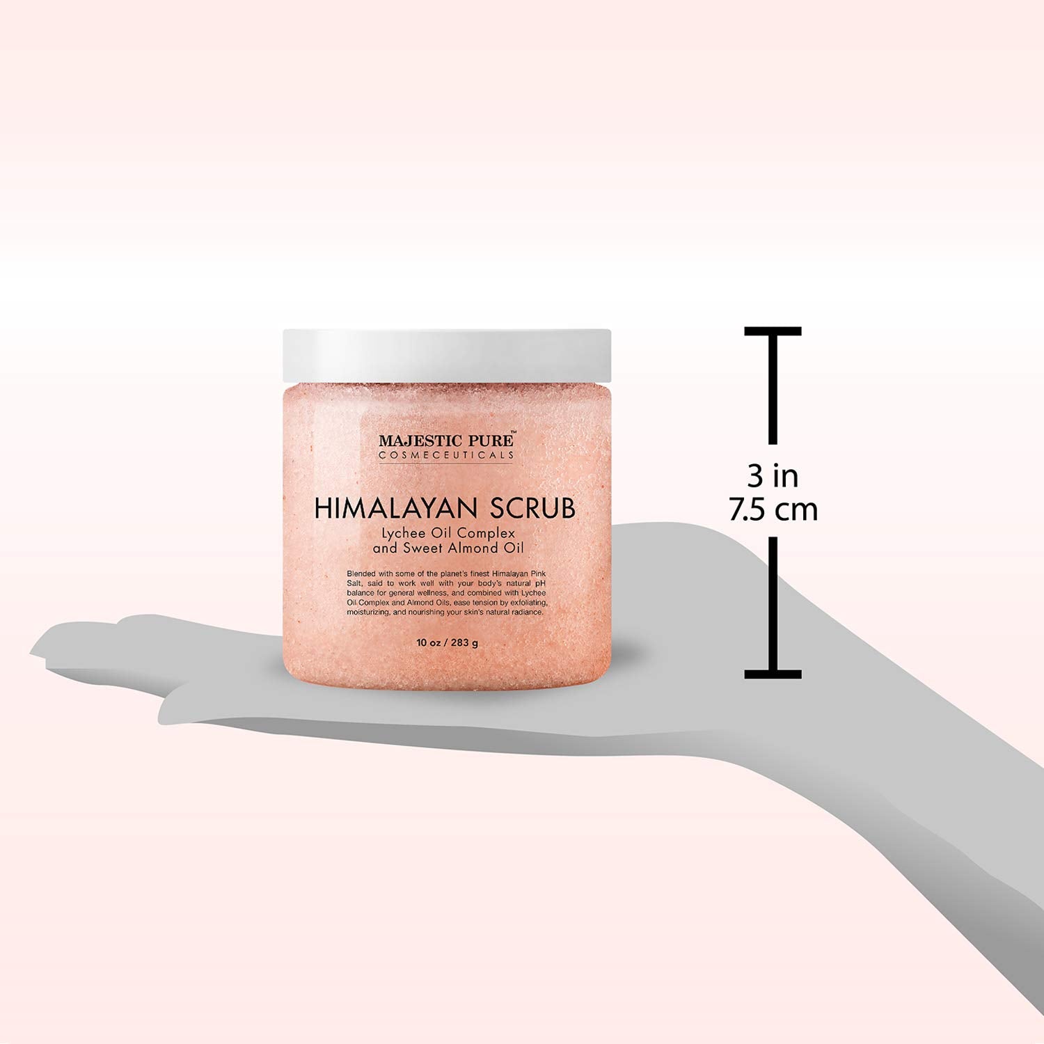 Majestic Pure textura de granulos sal, volumen y exfoliación efectiva