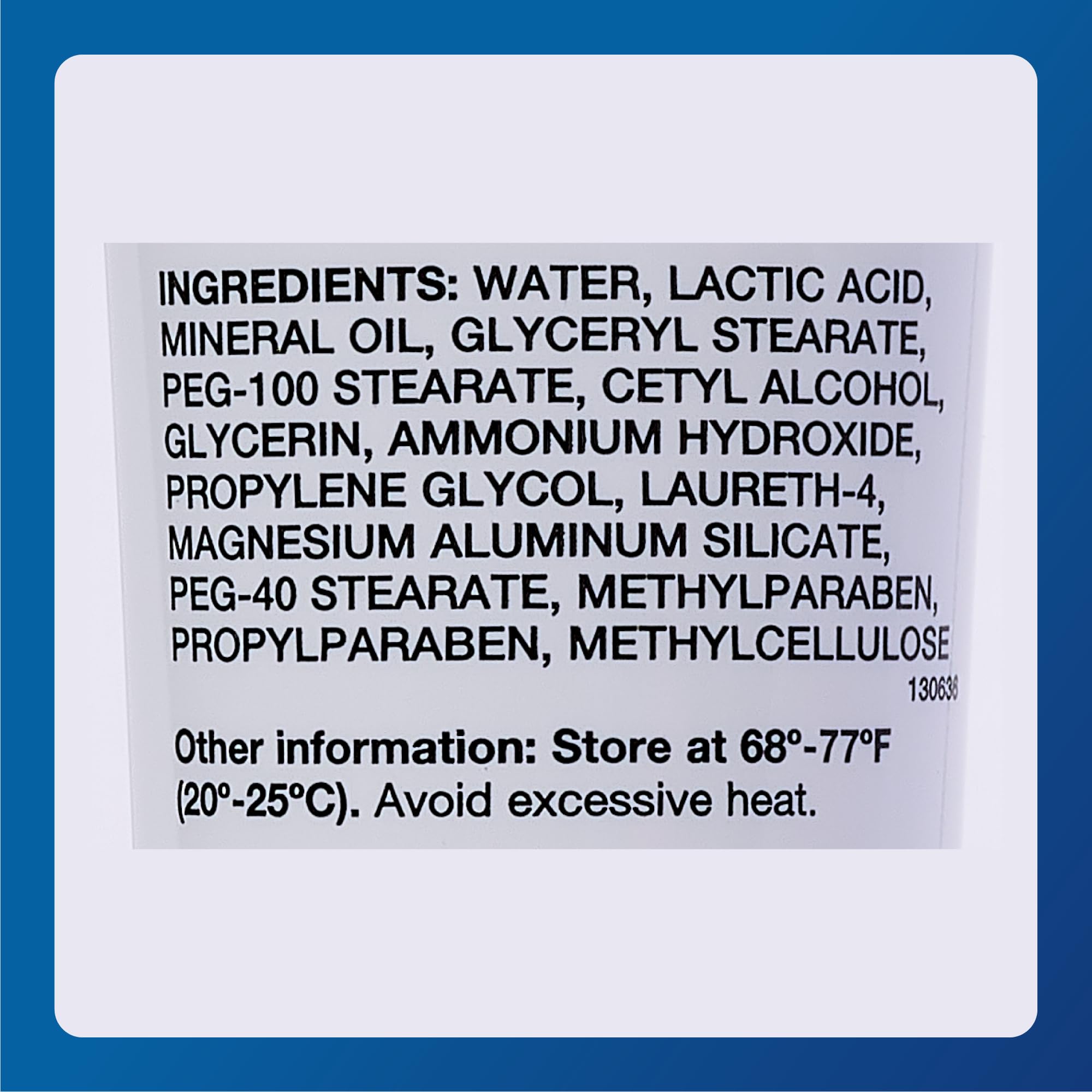 Major Ammonium Lactate 12 percent cream label emphasizes pH balanced formula