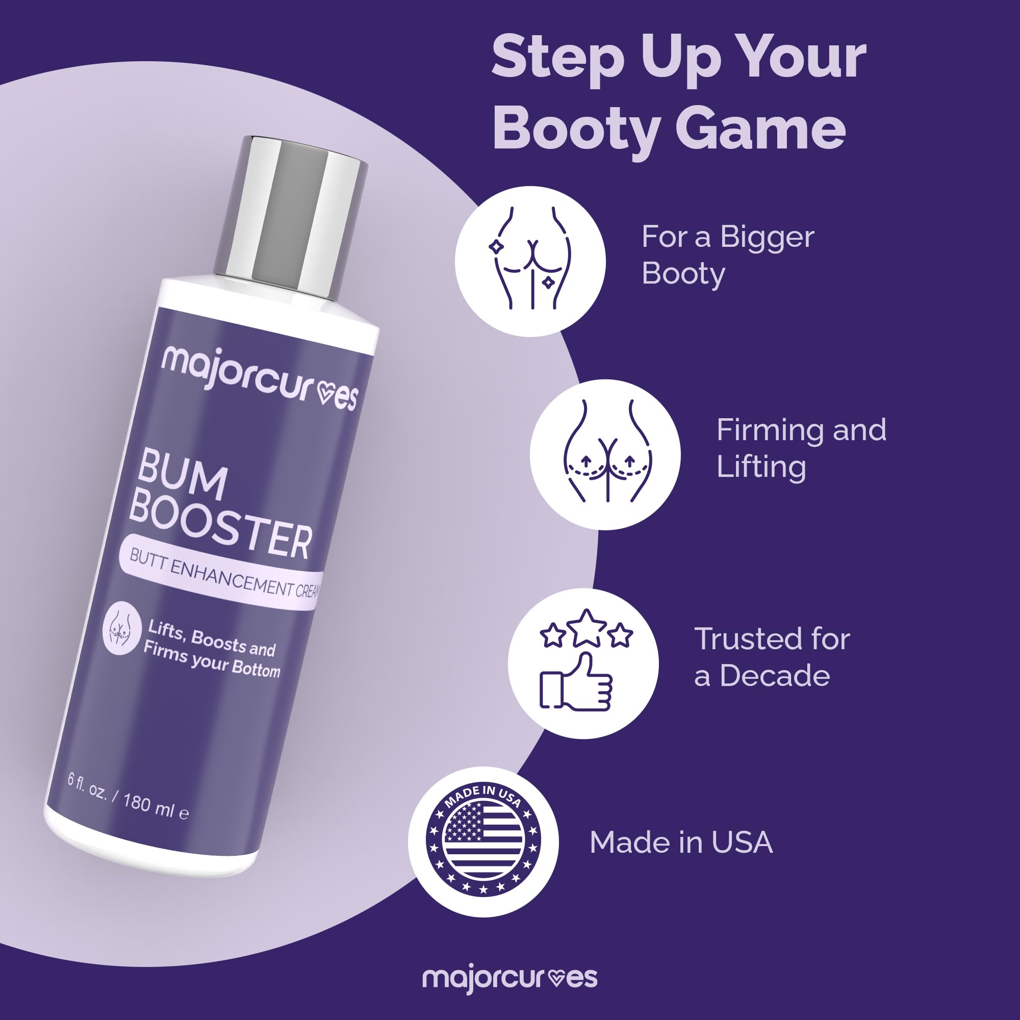 Major Curves LipidMaxx, ingrediente clave para realzar el volumen de los glúteos.