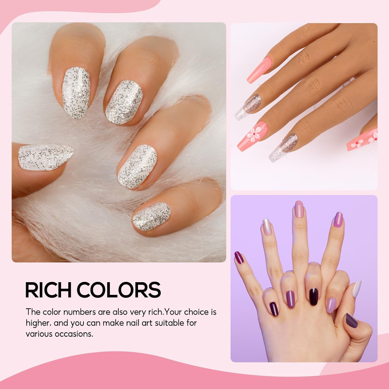 Major Dijit tapas de uñas para completar la forma y el diseño