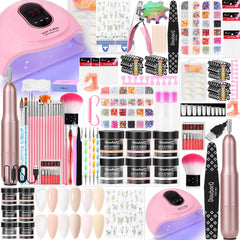 Major Dijit conjunto de uñas acrílicas para principiantes, ideal para empezar en casa.