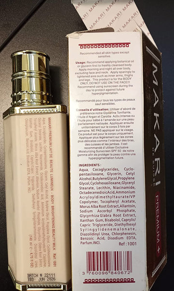 MAKARI Premium+ Absorción rápida para uso diario sin grasa.