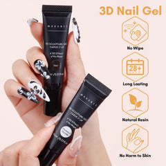 Makartt 3D Gel para fijar charms y brillos con precisión