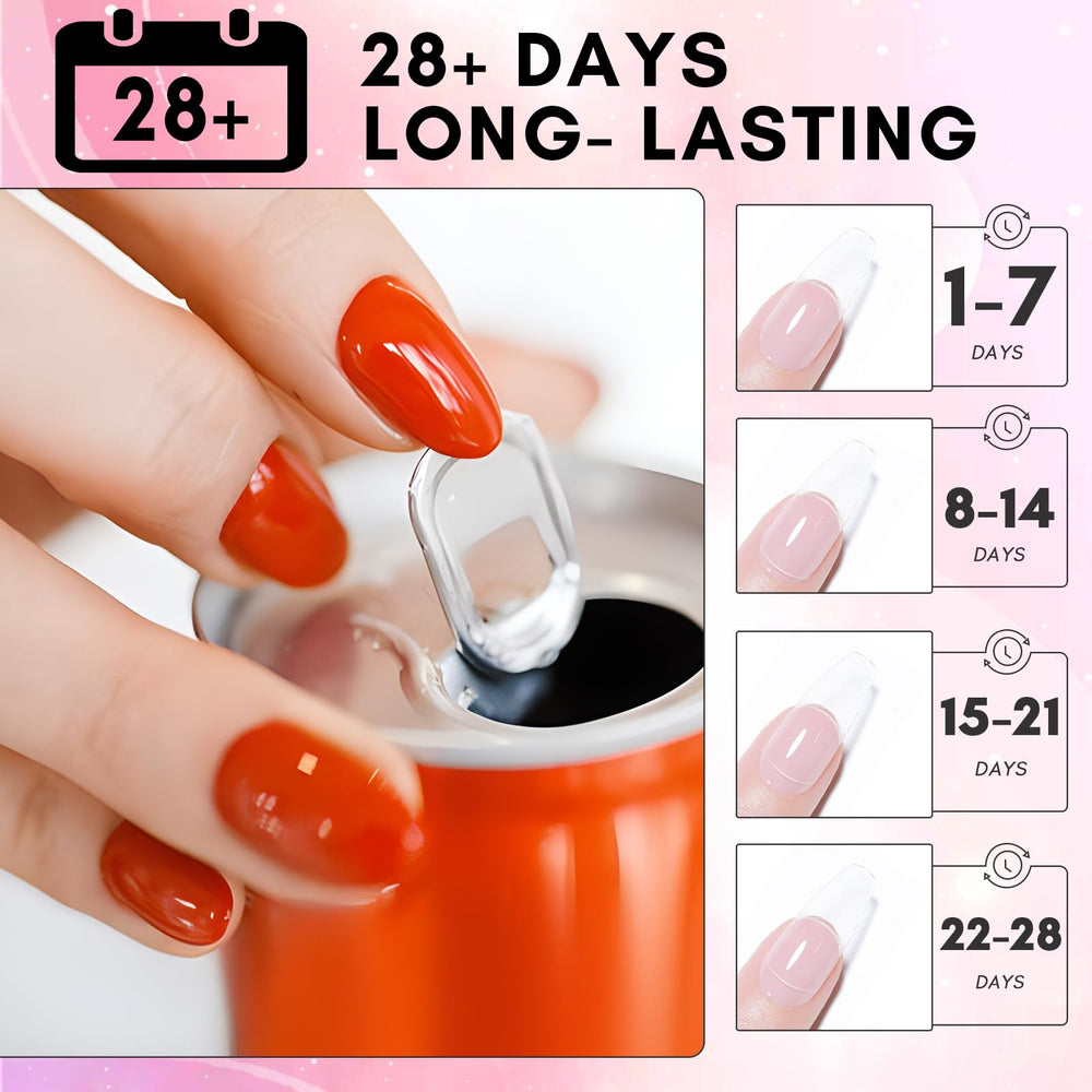 Makartt acabado suave, gel duro con textura tipo silicona.