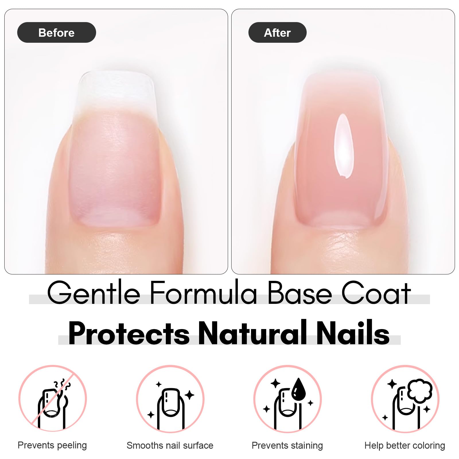 Aplicación en capas de gel builder para crear apex natural.