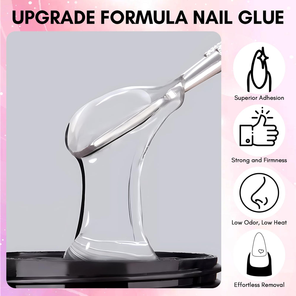  Makartt gel para arte de uñas, permite colocar diamantes con fijación.