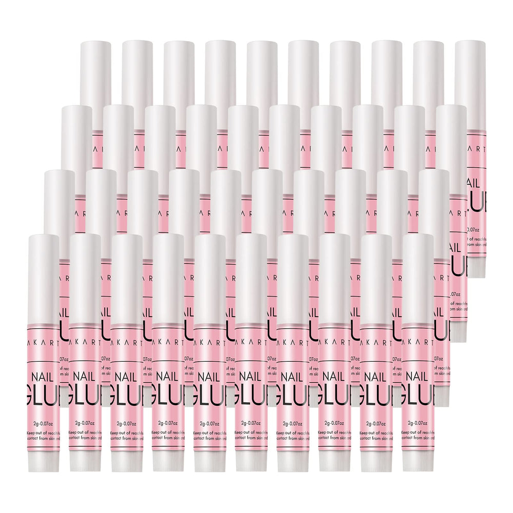Makartt botella de adhesivo para uñas acrílicas, frente, adherencia rápida para manicuras duraderas.