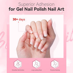 Makartt capa base de gel para uñas naturales y falsas, ideal para diseños