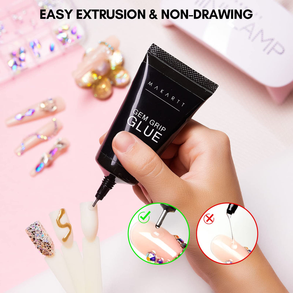 Makartt compatible con gel acrílico y adhesivos decorativos en uñas
