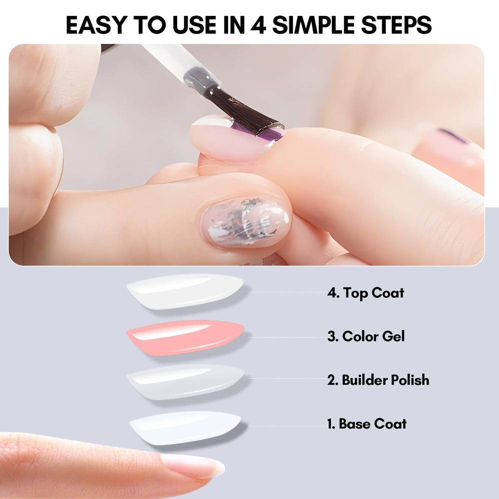 Uso práctico y portátil para cuidado de uñas en casa.