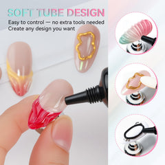 Makartt diseños 3D para uñas, aptos para principiantes y profesionales.
