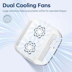 Makartt enfriamiento con doble ventilador, rendimiento estable durante sesiones prolongadas