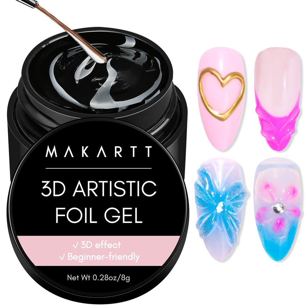 Makartt foil glue gel for linear design and fast transfer.