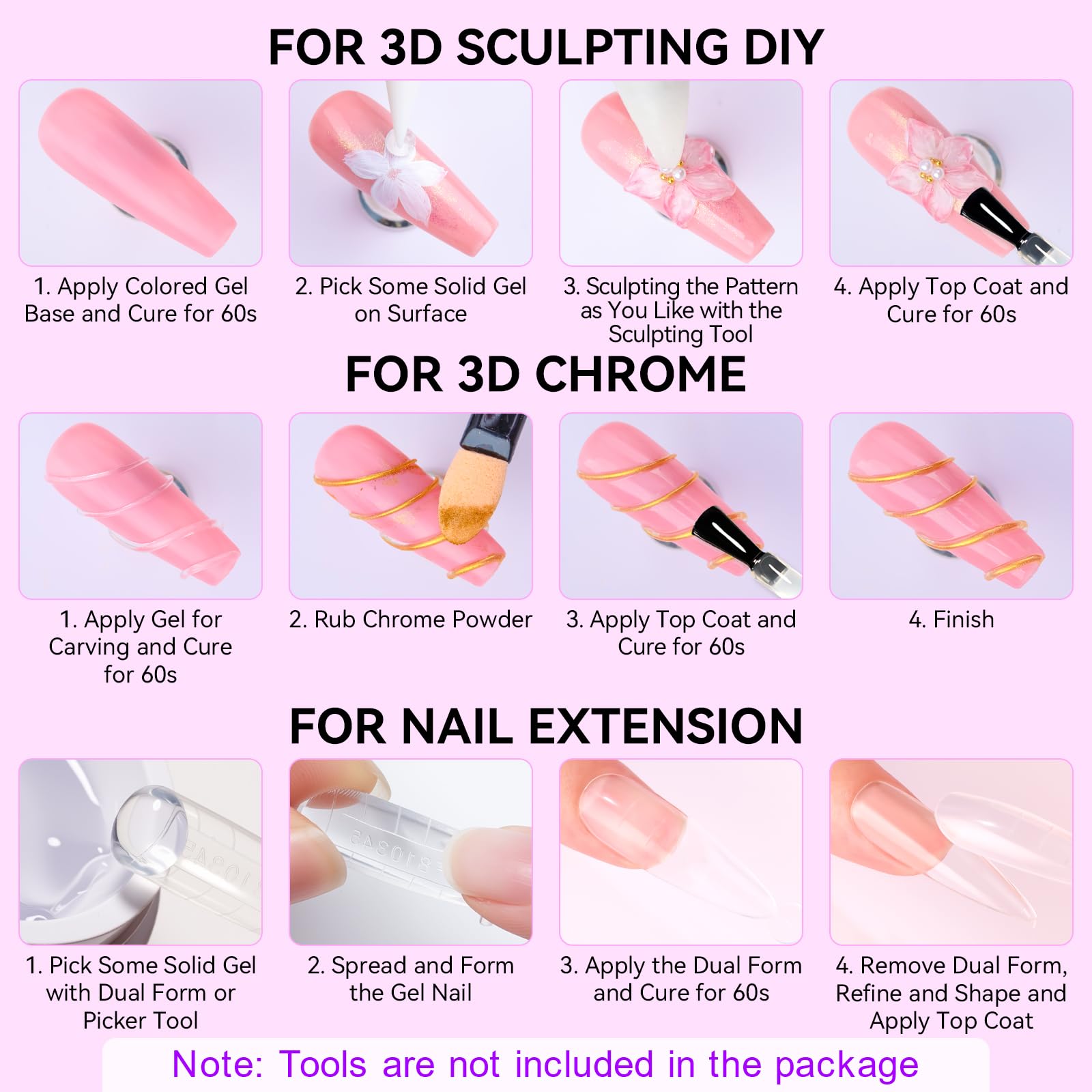 Makartt 3D Gel: durabilidad de varias semanas cuando se aplica correctamente.