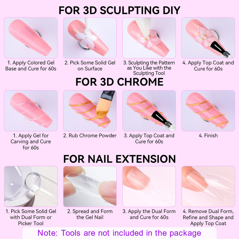 Makartt 3D Gel: durabilidad de varias semanas cuando se aplica correctamente.