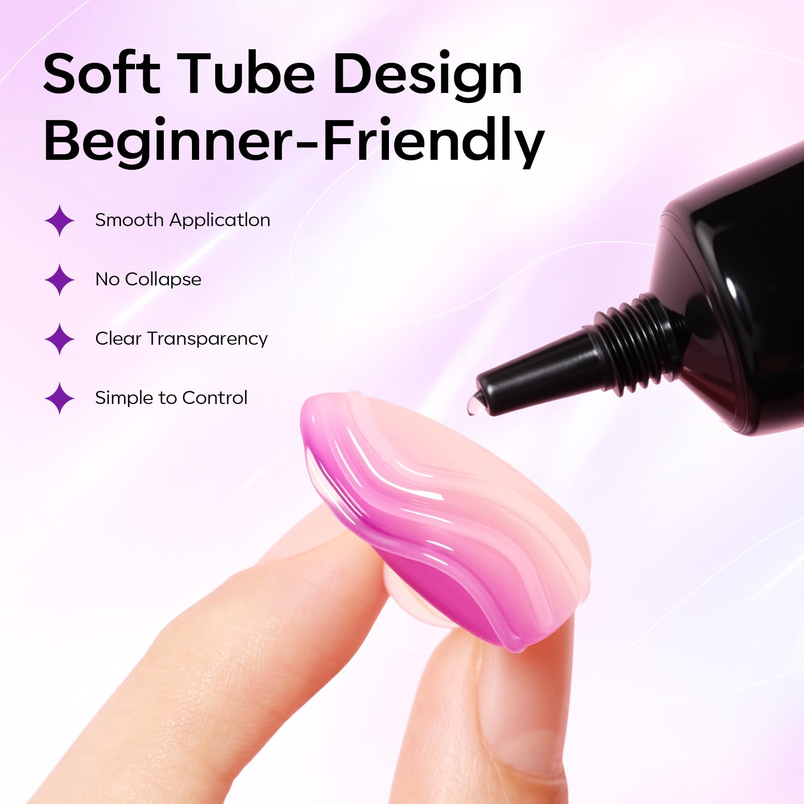 Makartt Gel 3D arte uñas, fórmula suave y segura para uñas y piel.
