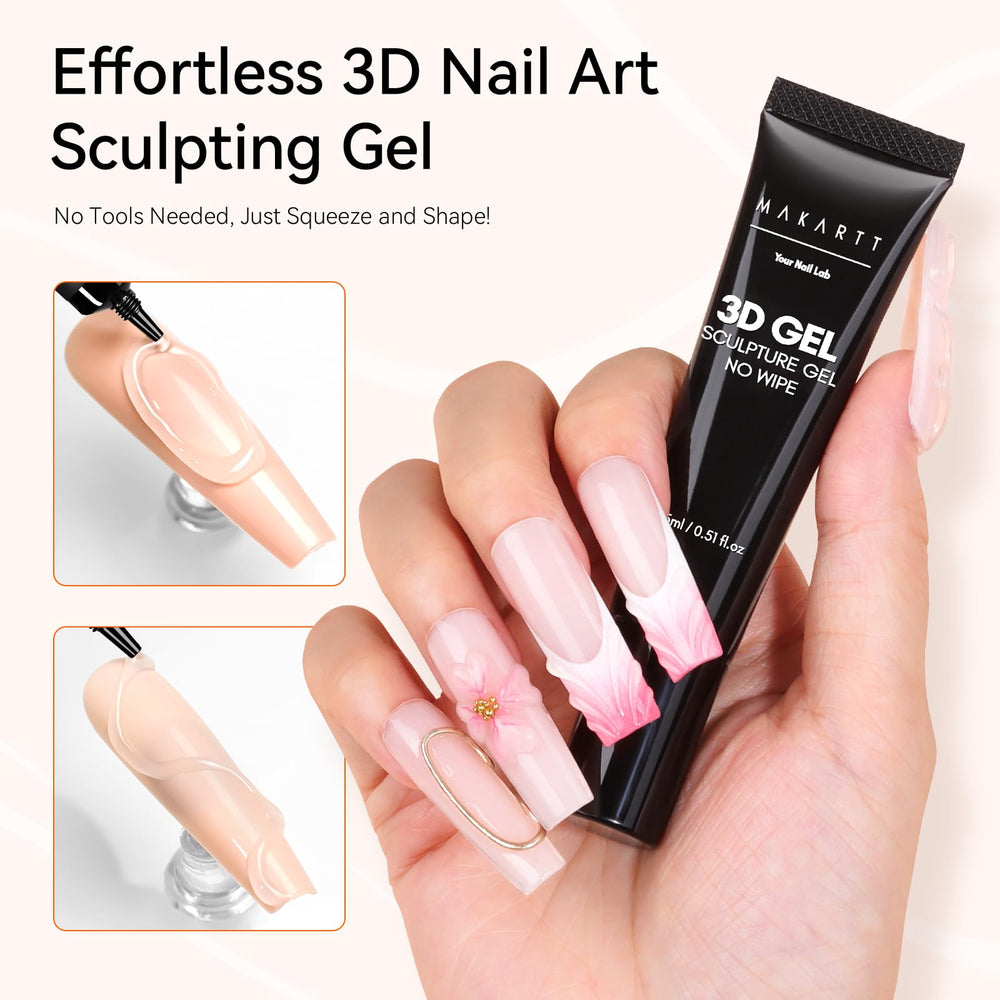 Makartt gel 3D, uso fácil para principiantes y ajustes antes de curar.