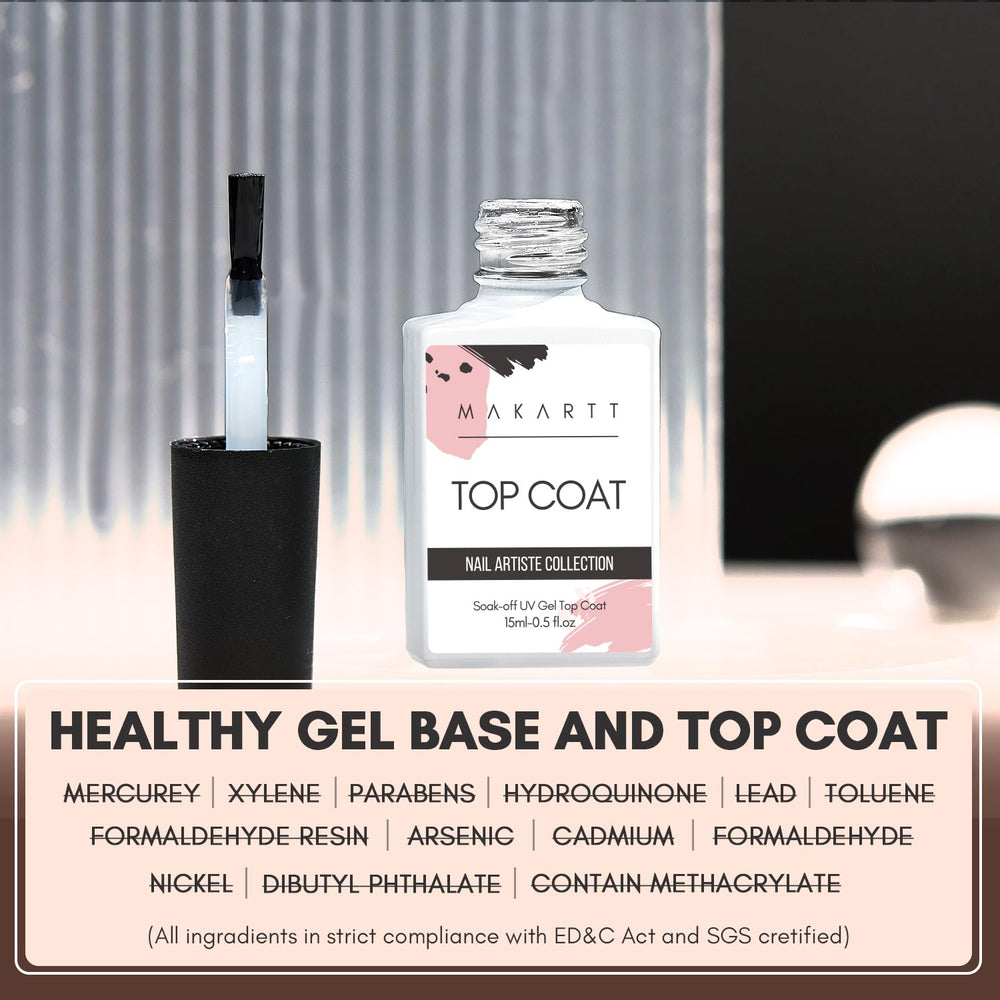 Makartt gel cristal: acabado brillante que realza el color de la uña.