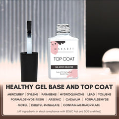 Makartt gel cristal: acabado brillante que realza el color de la uña.