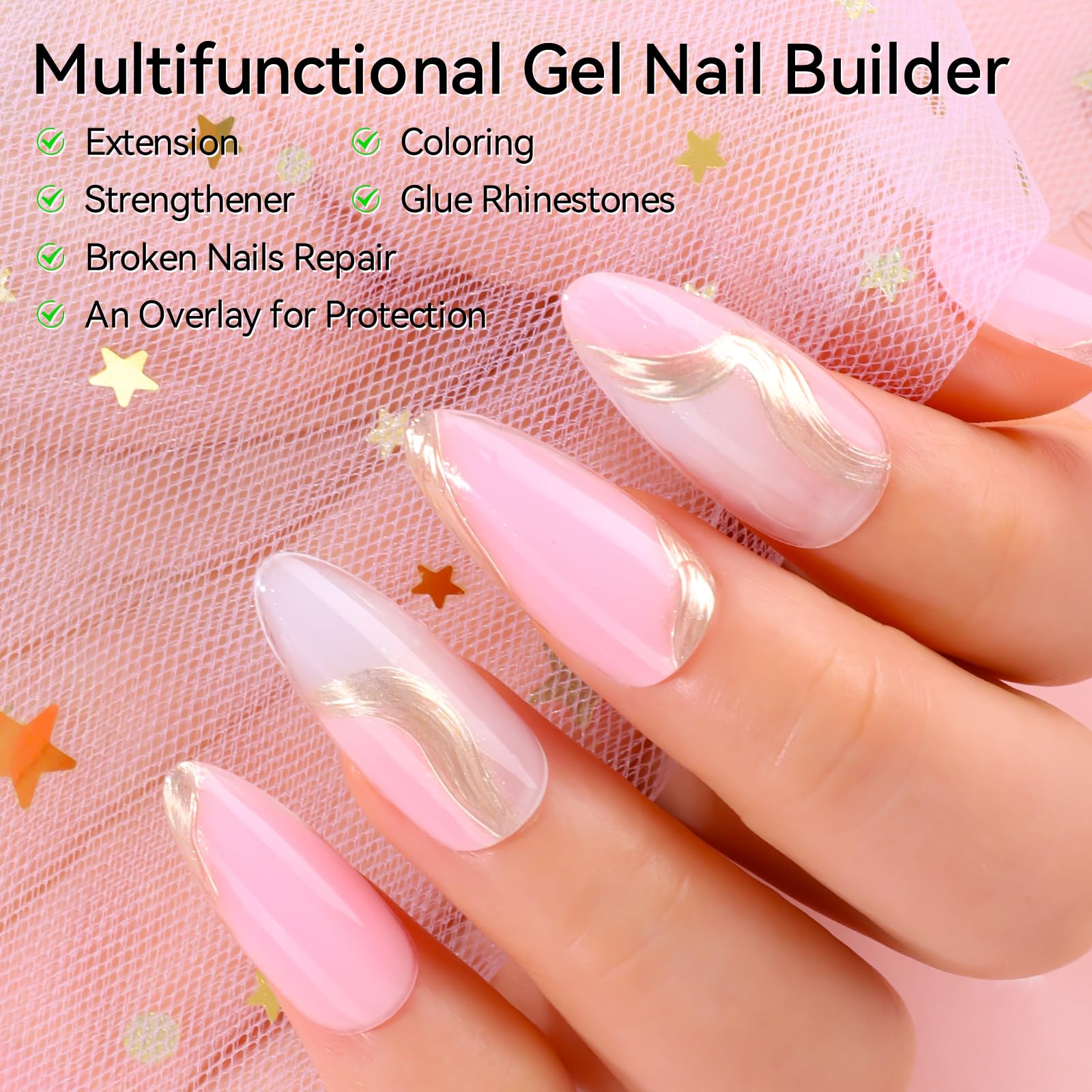 Makartt gel de uñas, aplicación fácil para principiantes y proyectos caseros.