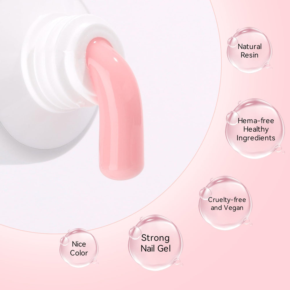 Makartt gel de uñas, base fortalecedora para uñas más sanas.
