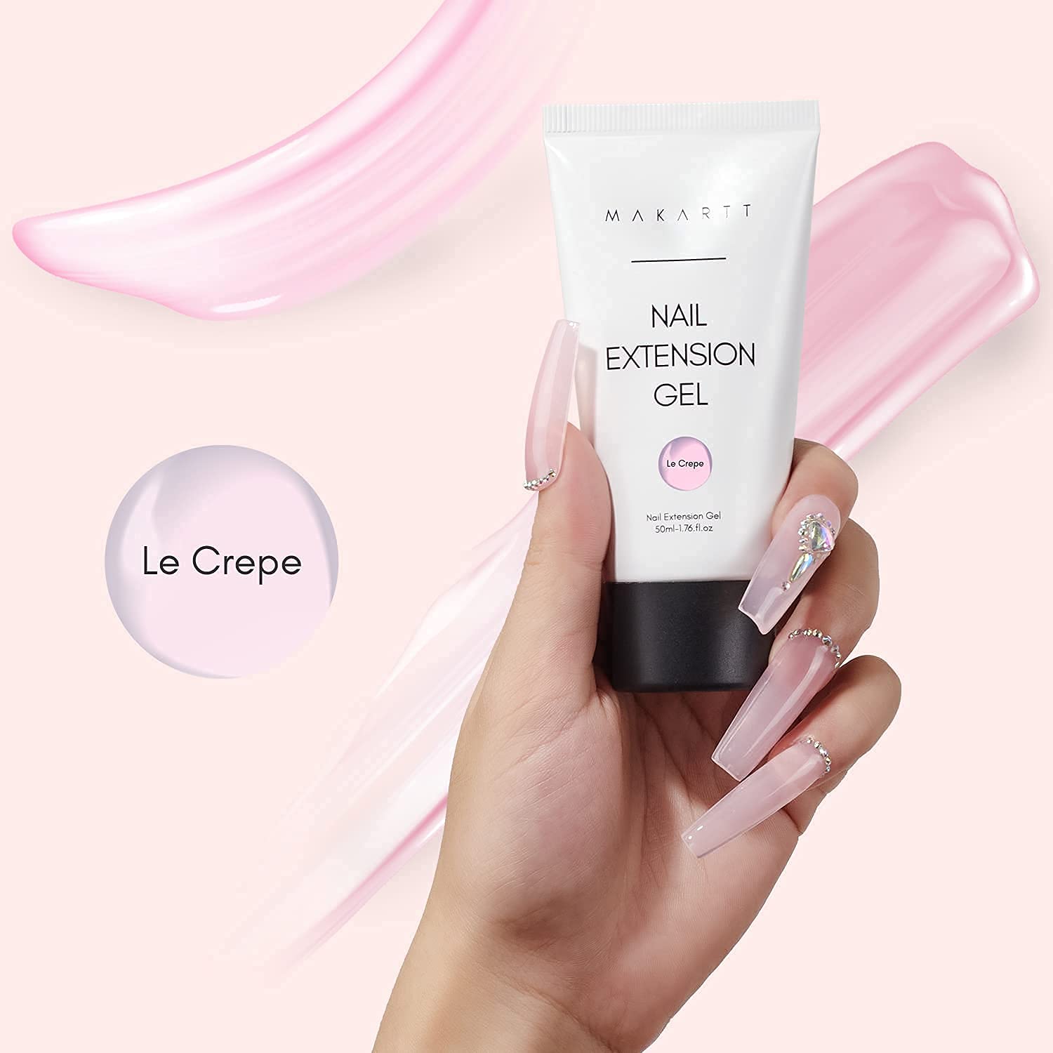 Makartt gel para extender uñas naturales y reforzar