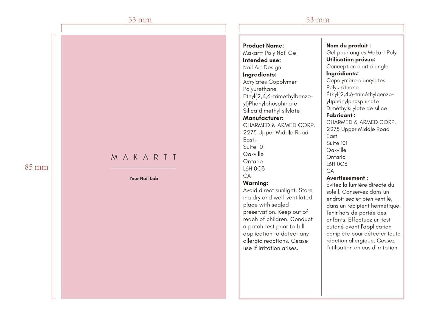Makartt kit de uñas rosa natural, cuidado y resultados de salón en casa.