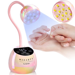 Makartt lámpara UV para uñas con cuello flexible para curado uniforme