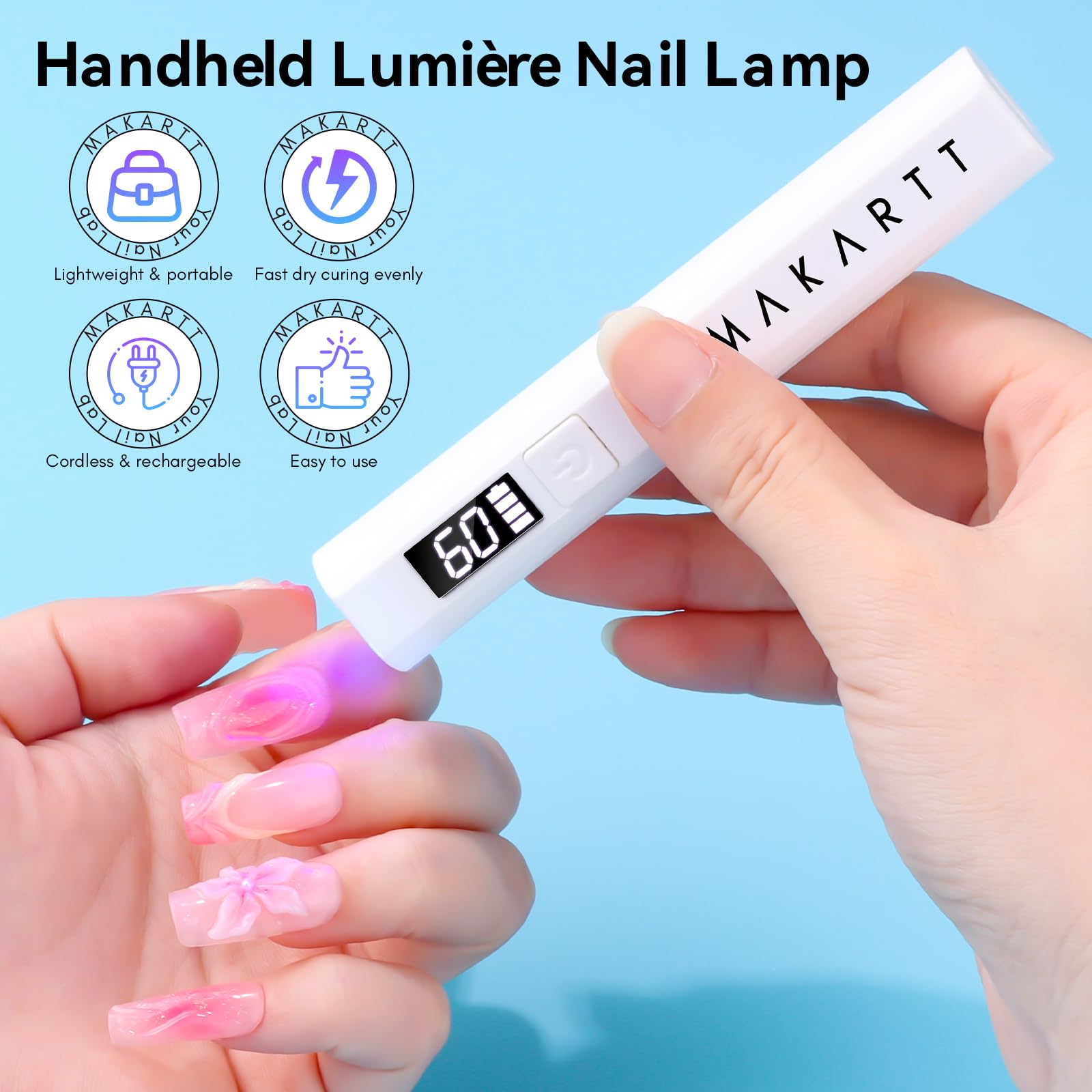 Makartt lampara UV uñas curado rapido para uñas en salon