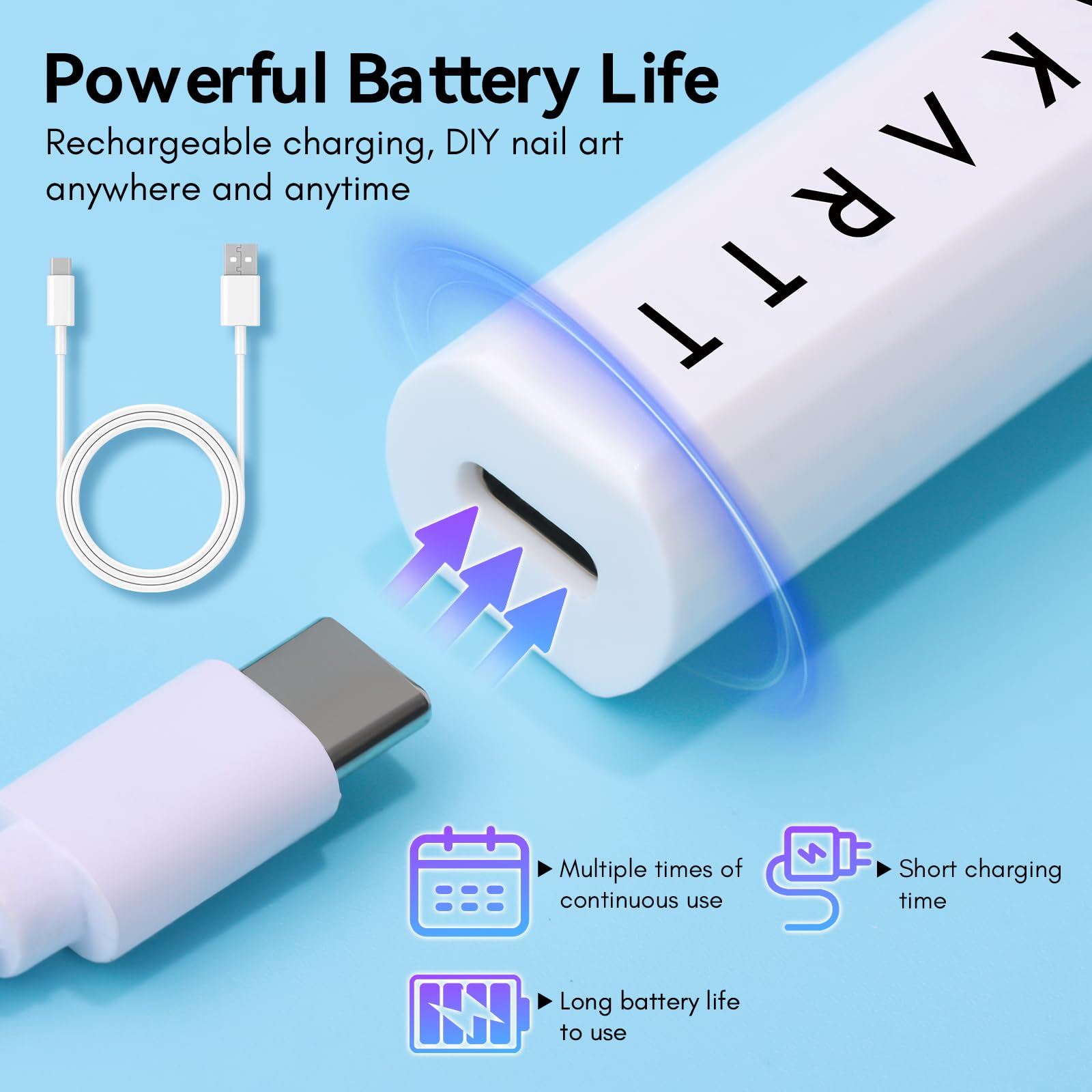 Makartt lampara UV uñas diseño ergonomico para maniobras faciles