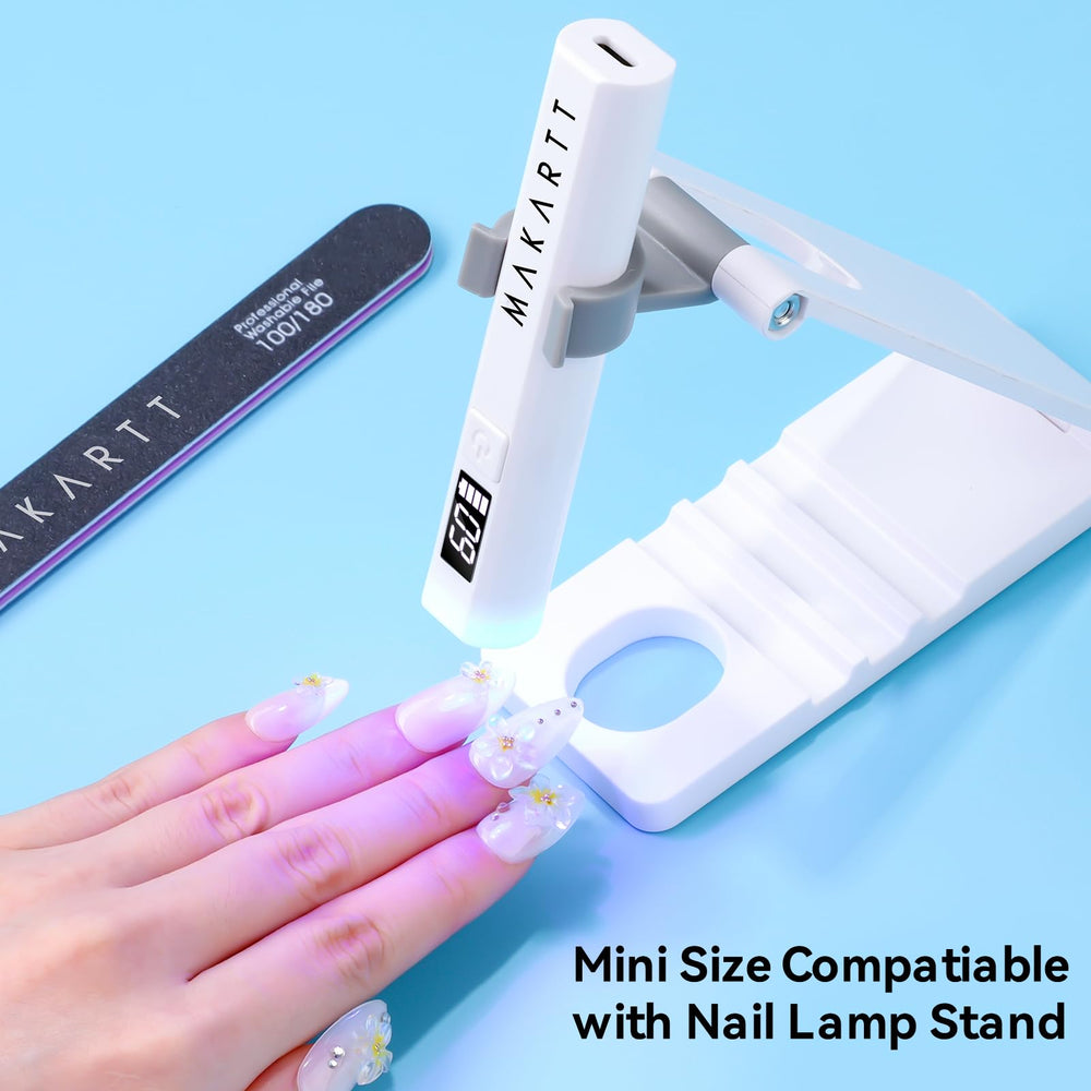 Makartt lampara UV uñas para salon y casa en tamaño compacto