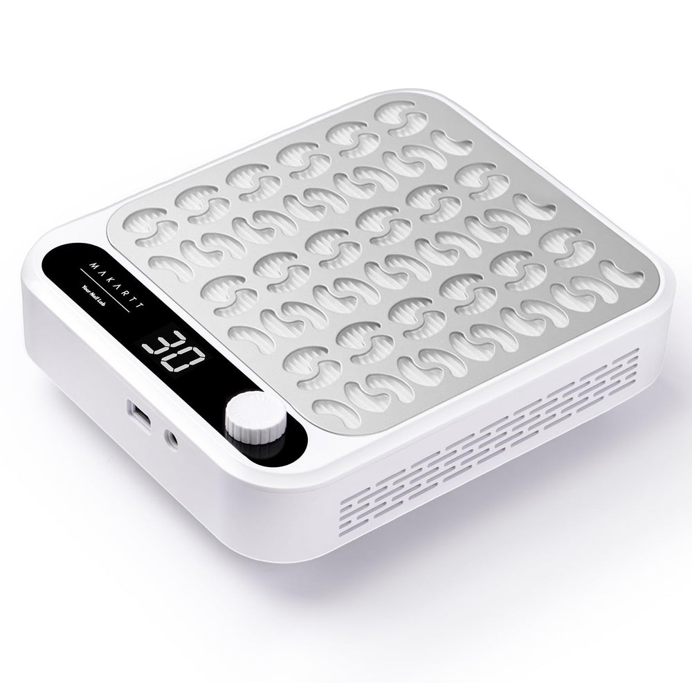 Makartt Larina extractor de polvo con pantalla LED, ideal para monitorear la succión en manicuras