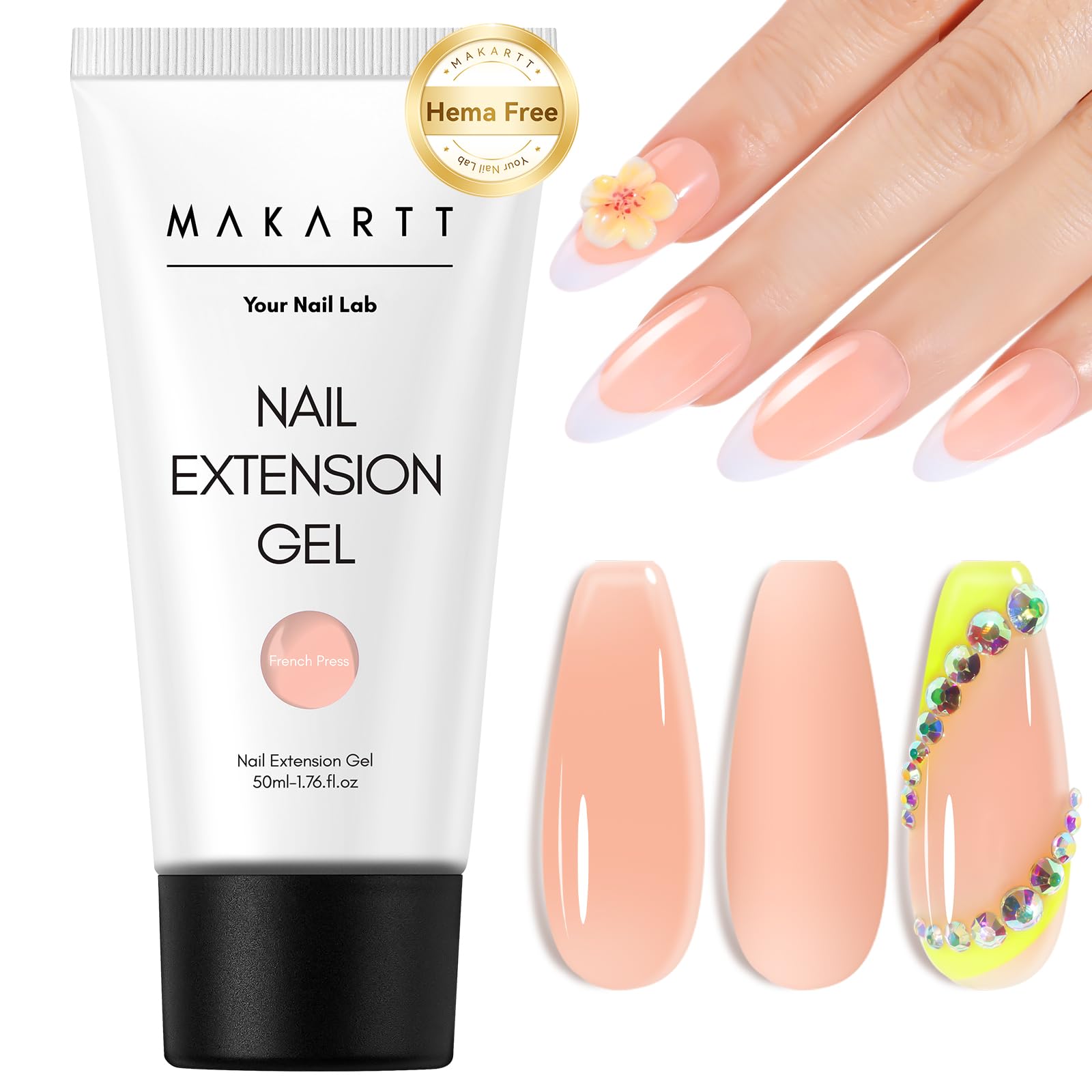 Makartt gel poli libre de HEMA, retirada fácil con lima.