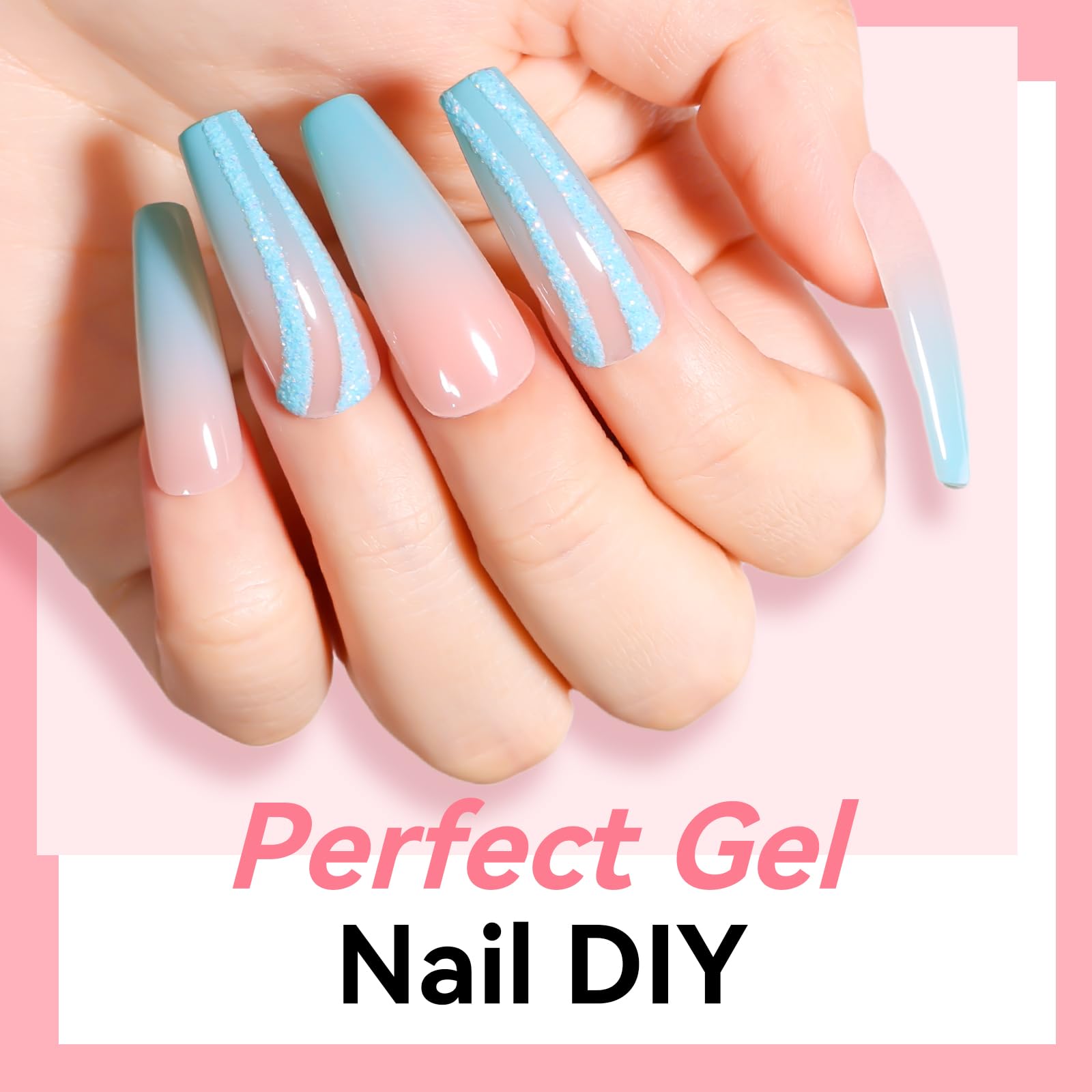 Makartt gel poli libre de HEMA, no requiere esmalte adicional de color.