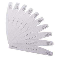 Makartt lime ongles 240/240 émery double-face pour une finition douce