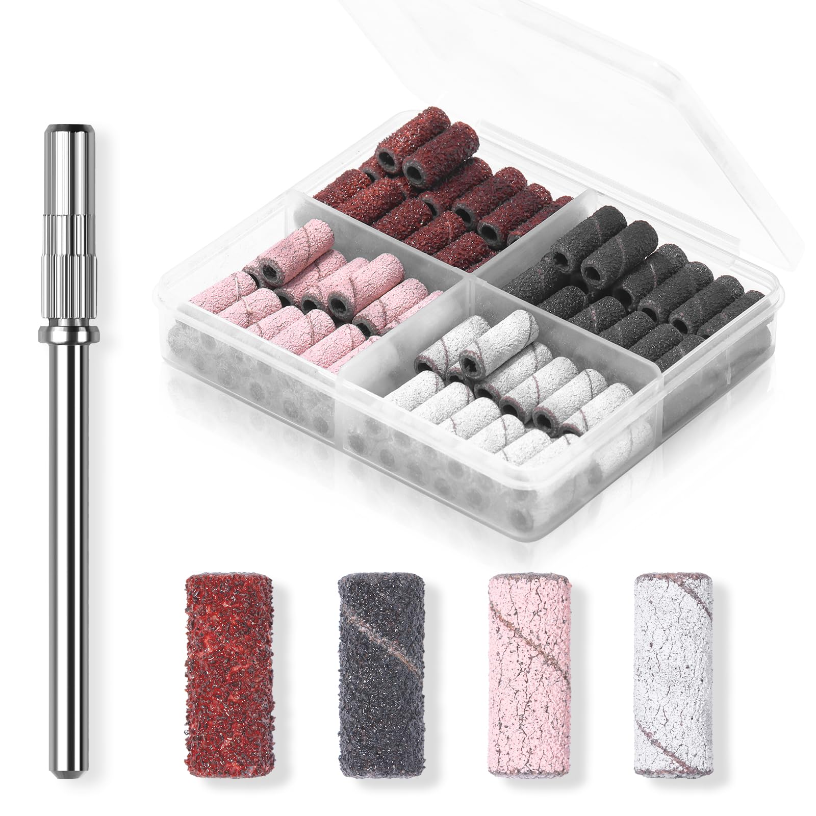 Mandril Makartt de 3/32 pulgadas para lijado de uñas con precisión