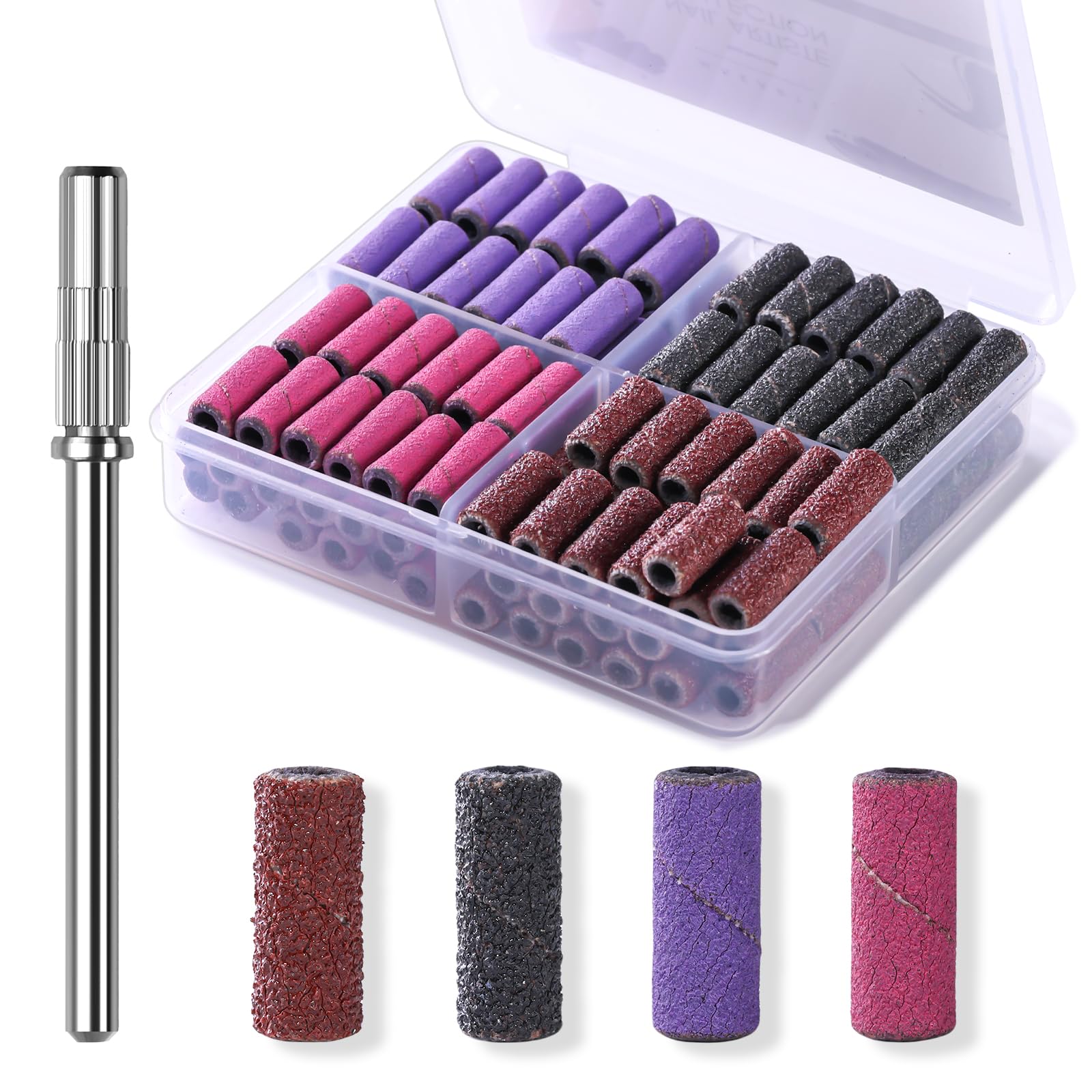 Makartt mandril para taladro de uñas 3/32 pulgadas, fijación estable para lijado preciso.