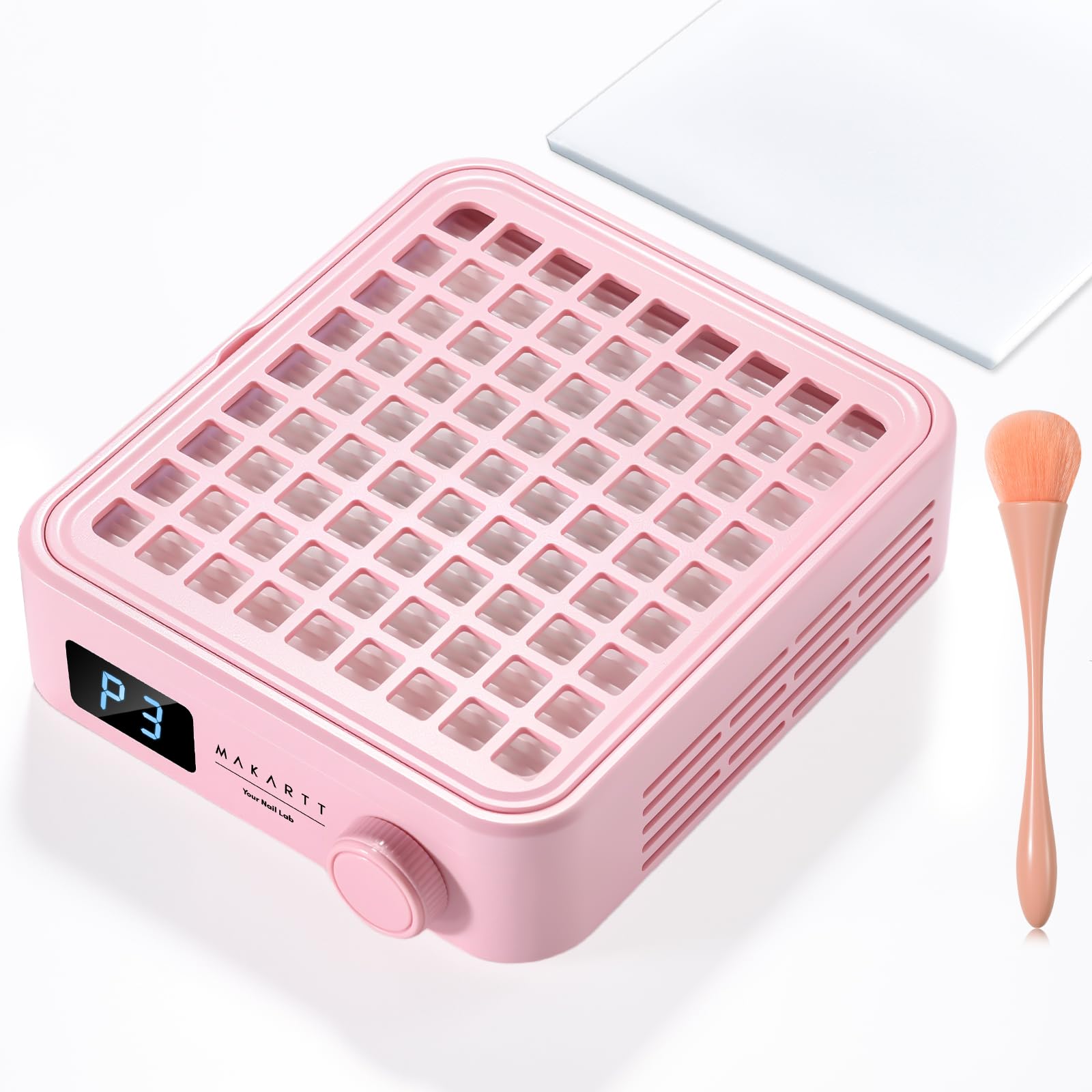 Makartt Mini Colector polvo uñas con LED, captura polvo durante uñas acrílicas