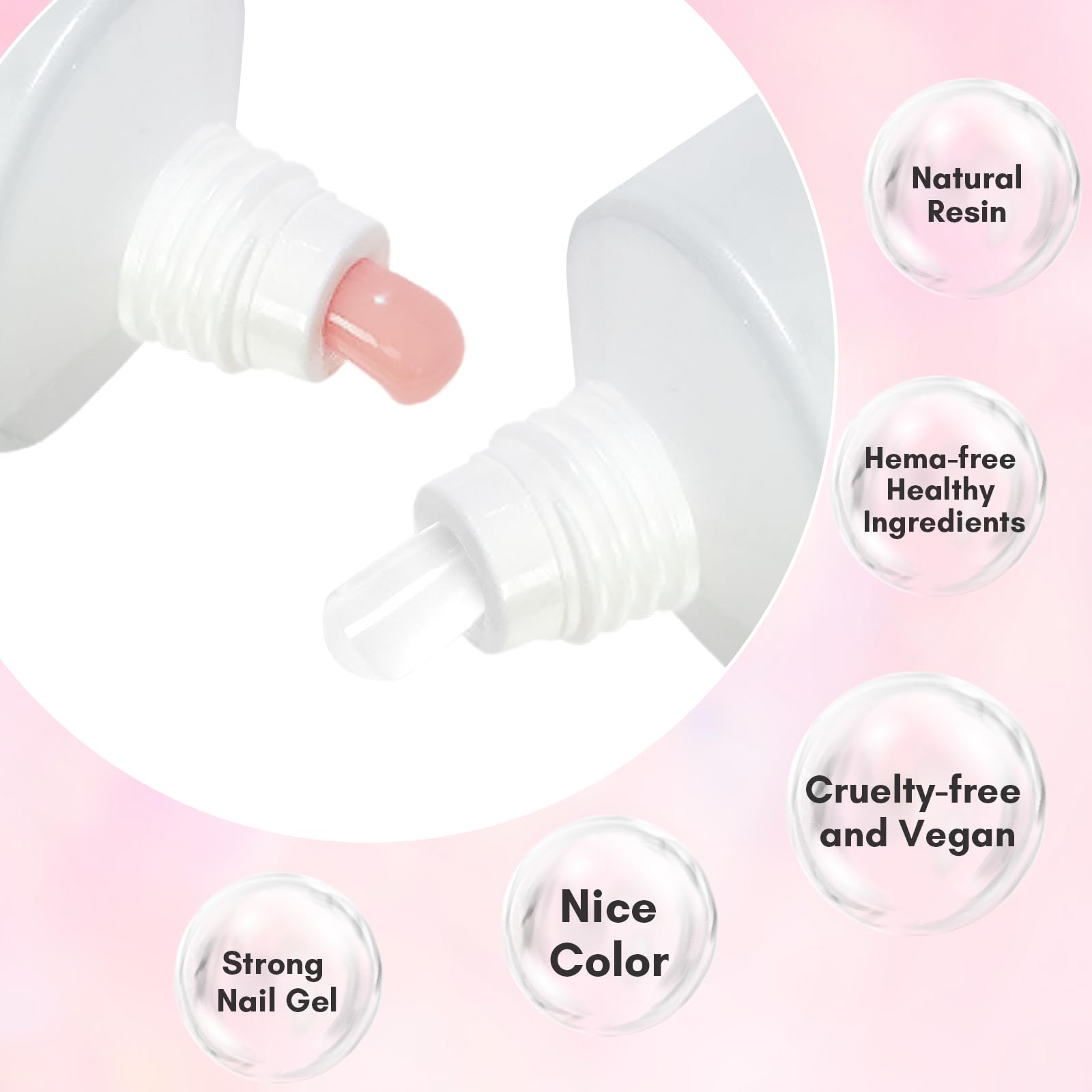 Makartt gel builder offers high density texture for easy sculpting with dual forms.