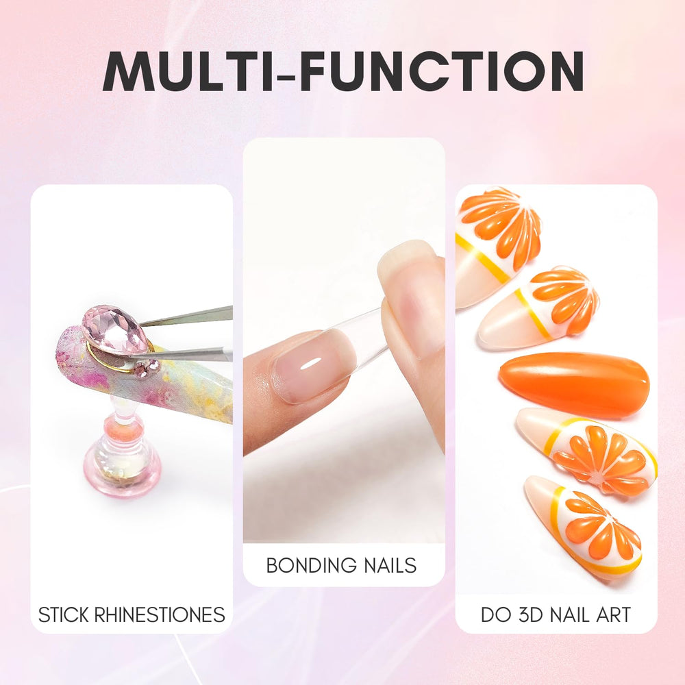 Arte 3D con gel Makartt para uñas decoradas.