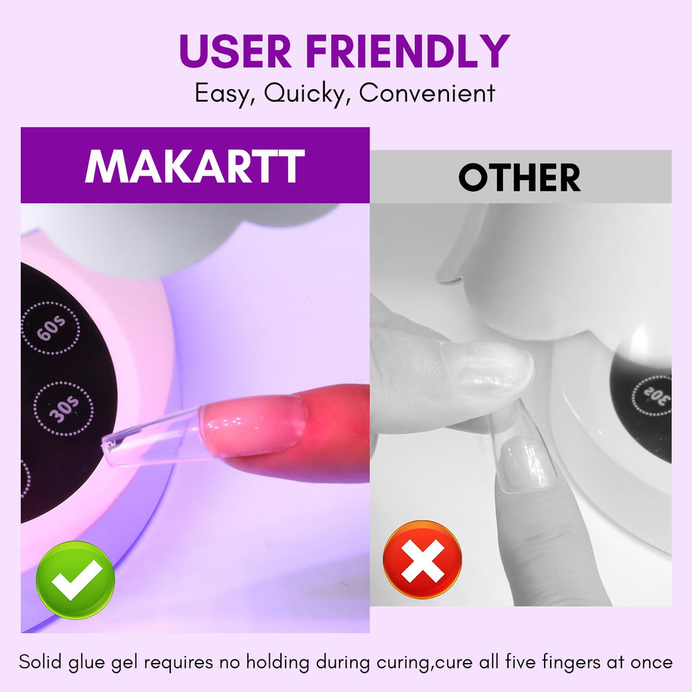Makartt pegamento gel uñas: uso versátil en diseños tridimensionales.