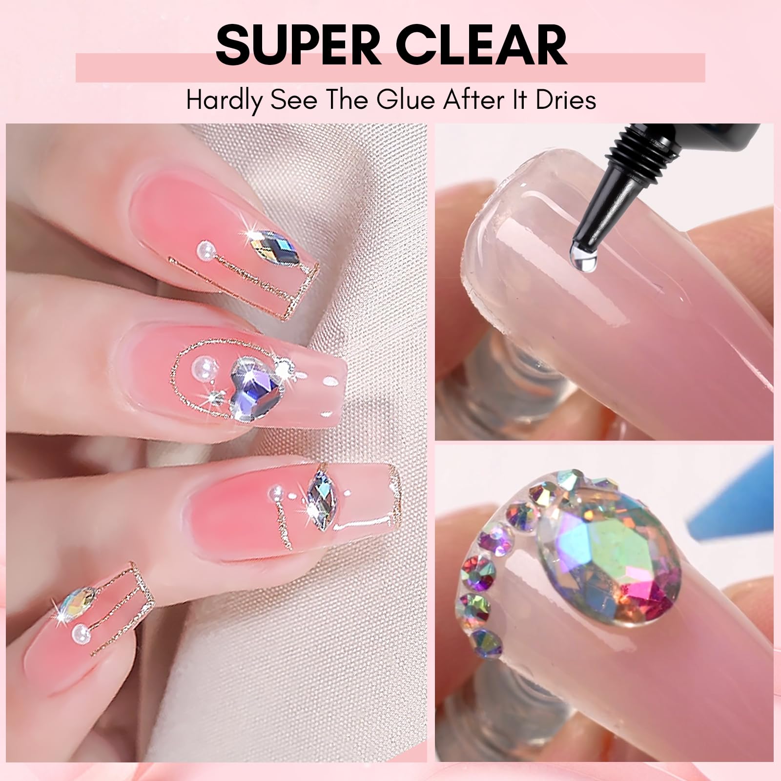 Makartt pegamento para uñas, libre de olor y suave para la piel.