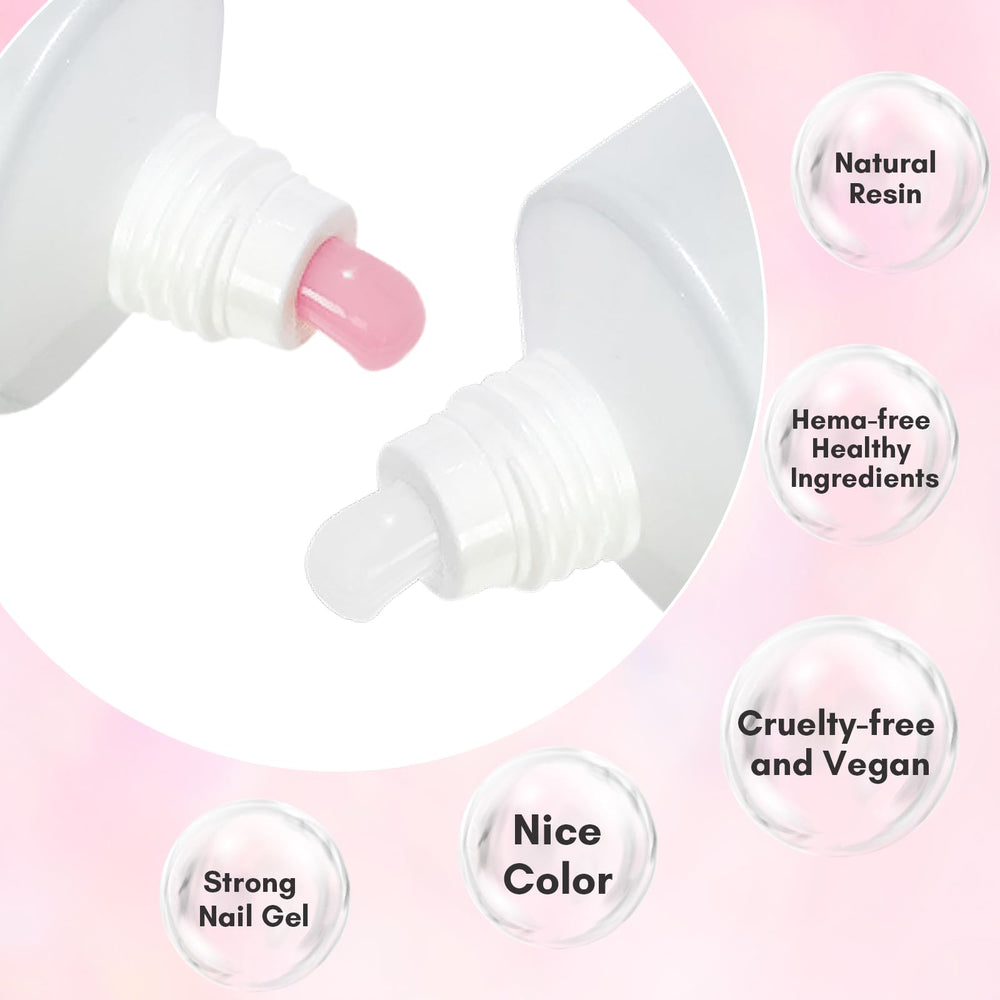 Makartt Poly Nail Gel Kit: durabilidad mejorada para extensiones y recubrimientos.