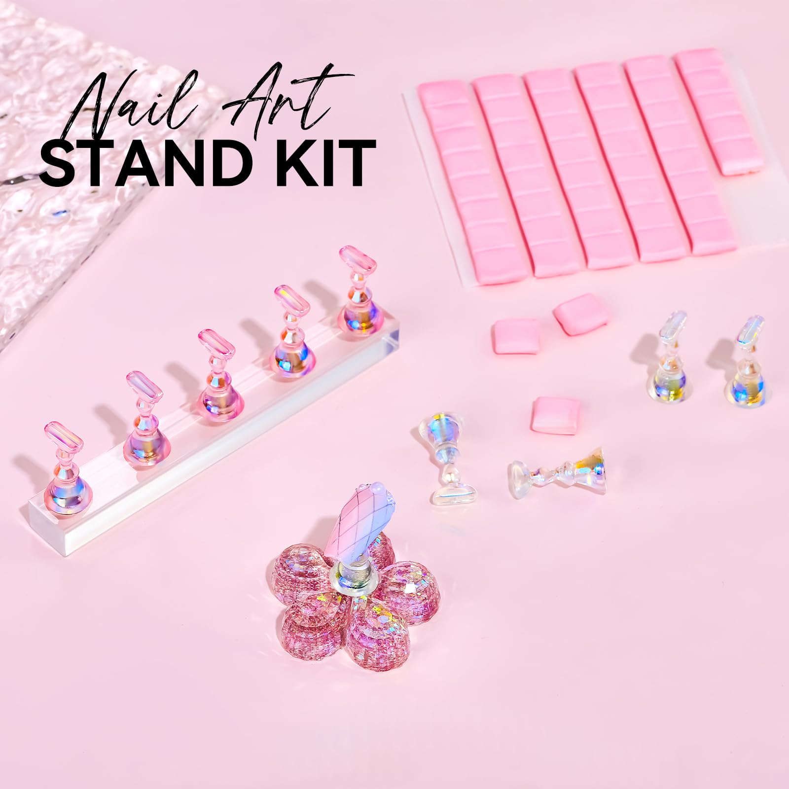 Makartt práctica arte uñas prensa, ideal para ensayo sin desorden.