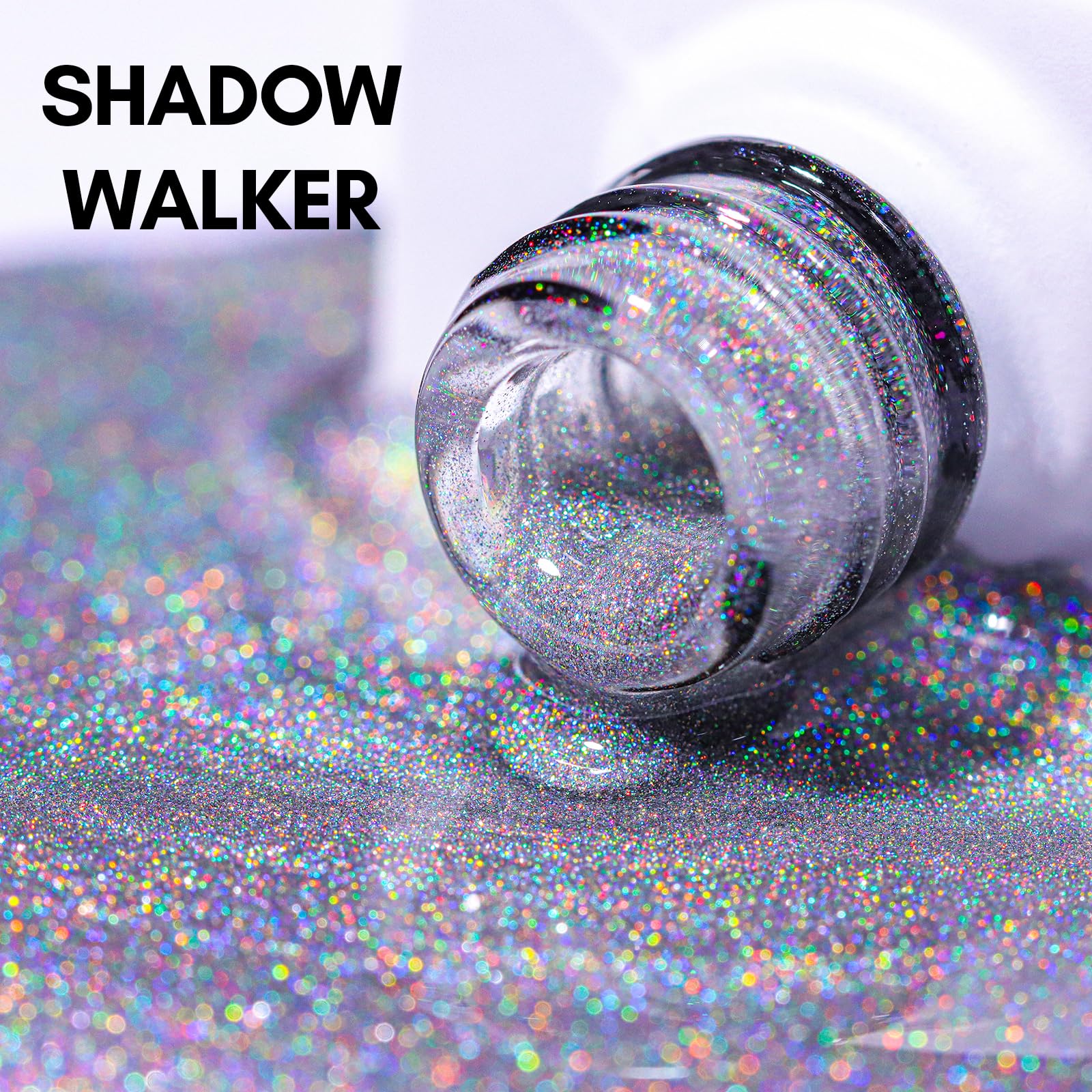 Makartt Rainbow Cat Eye Gel Nail Polish swatch shows color-shifting shimmer under light