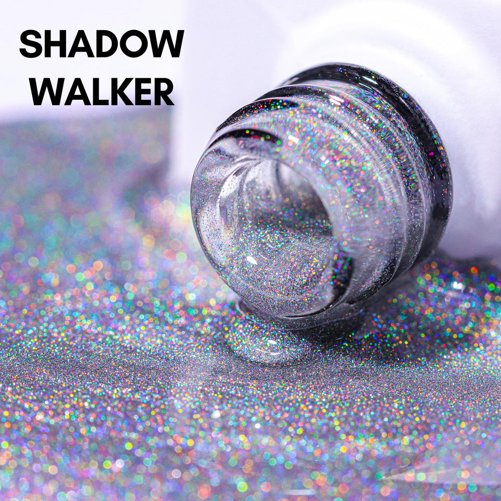 Makartt Rainbow Cat Eye Gel Nail Polish swatch shows color-shifting shimmer under light