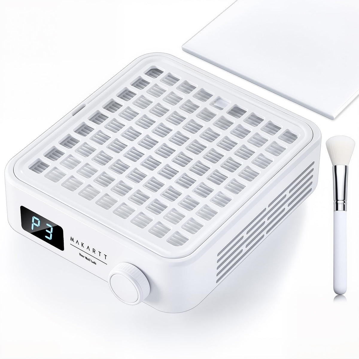 Makartt recolector polvo uñas con succión 360° para un área de trabajo limpia